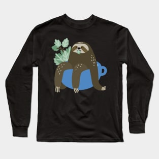 Monday Slothday Long Sleeve T-Shirt